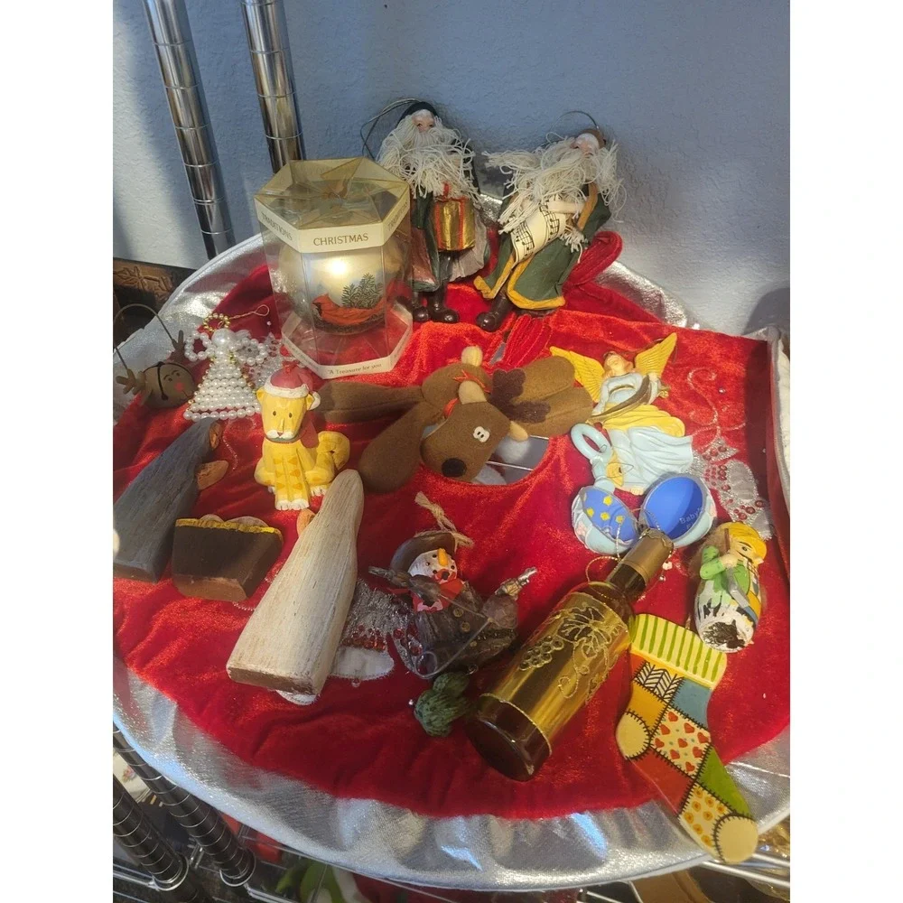Christmas Ornament Lot Vintage And Modern Home Decor Reseller Lot
